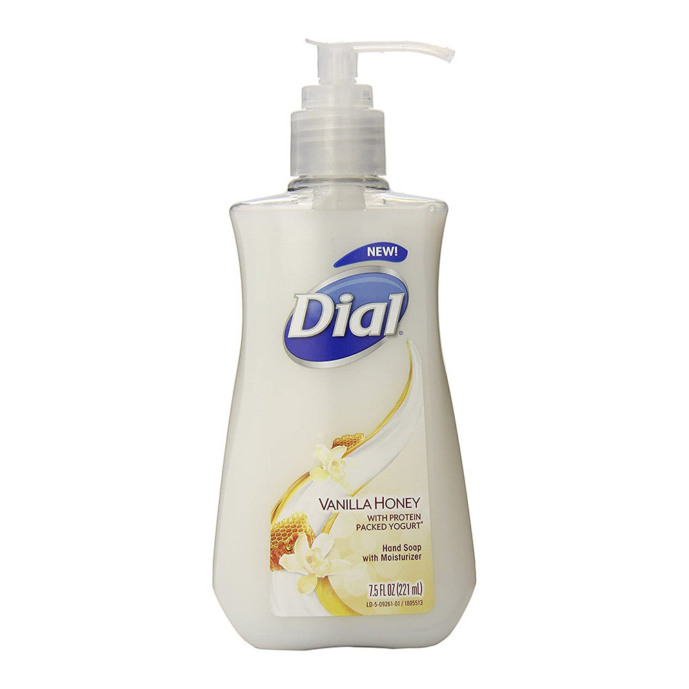 Dial Liquid Hand Soap, Greek Yogurt Vanilla Honey - 7.5 Oz